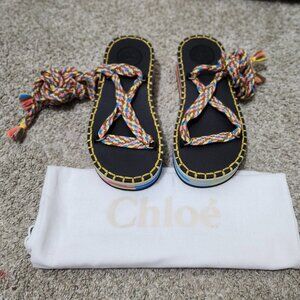 Chloe Sandals, platform, slippers